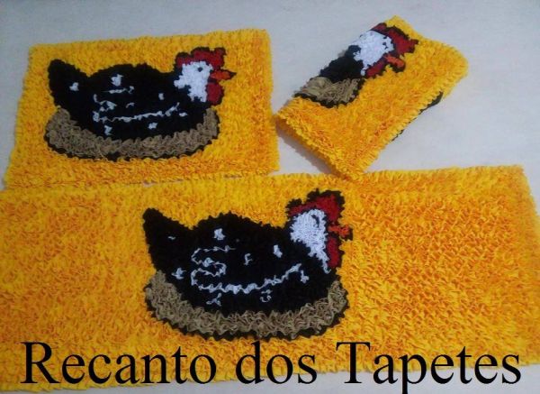 Kit para cozinha tema animal