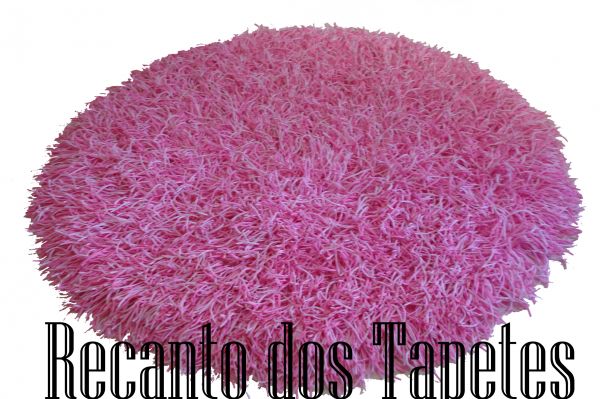 Tapete Macarrão Rosa mesclado