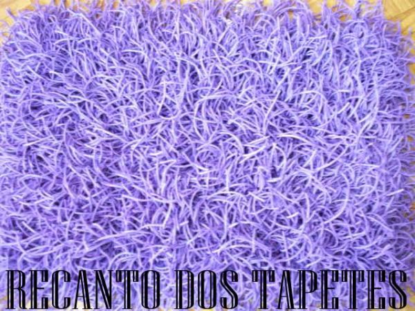 TAPETE MACARRÃO TONS LILAS